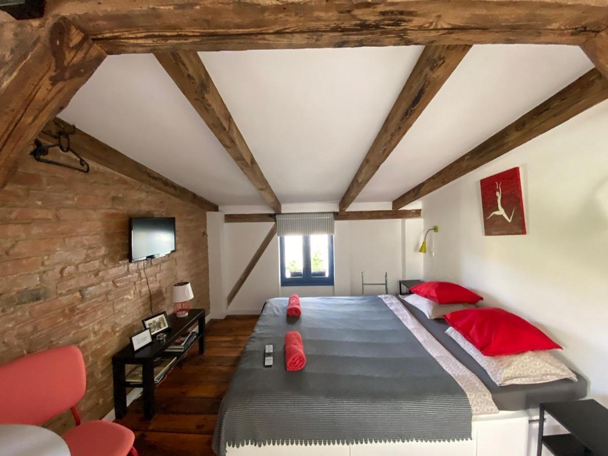 Ferienwohnung Pocztowka Spod Dachu Zoppot Exterior foto